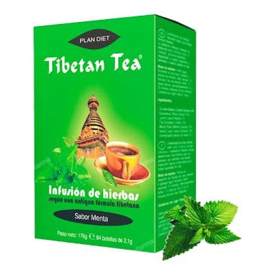 Tibetan Tea Infusiones Sabor Menta 84 Unidades