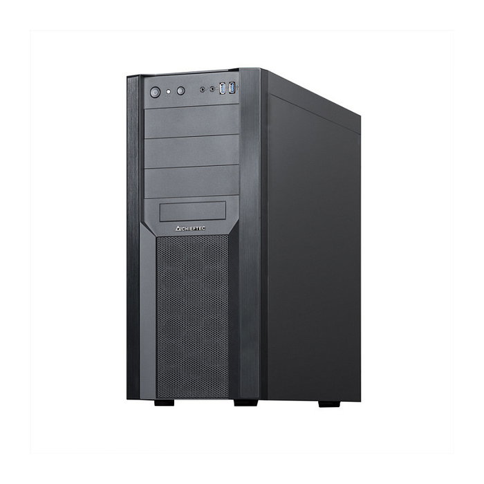 Chieftec CW-01B-OP Caja Torre PC Negra Compatible ATX, micro ATX, Mini-ITX para Gaming y Uso Profesional
