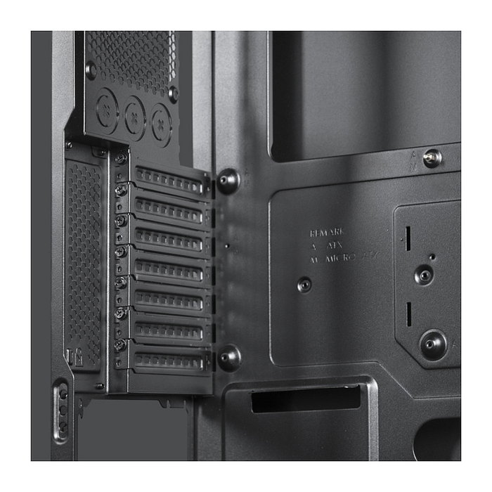 Chieftec CW-01B-OP Caja Torre PC Negra Compatible ATX, micro ATX, Mini-ITX para Gaming y Uso Profesional