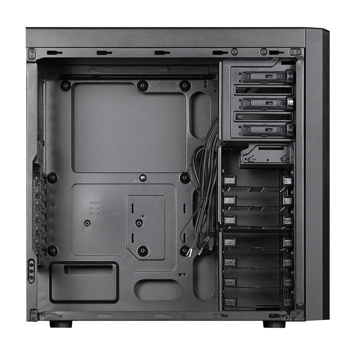Chieftec CW-01B-OP Caja Torre PC Negra Compatible ATX, micro ATX, Mini-ITX para Gaming y Uso Profesional