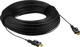 ATEN Cable Extensor Óptico Activo HDMI True 4K 60m con Conector Desmontable (VE7834A-AT)