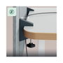 LEITZ Divisoria de mesa ajustable 80x70cm, gris