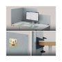 LEITZ Divisoria de mesa ajustable 80x70cm, gris