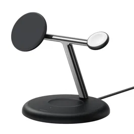 Belkin Estación de carga inalámbrica 3 en 1 Qi2 25 W Negro WIZ050KQBK