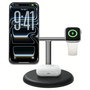 Belkin Estación de carga UltraCharge 3 en 1 Qi2 25 W - Negro/Plata