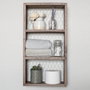 Hanah Home Estantería de Pared Madera de Abeto Nogal 30x60x9cm
