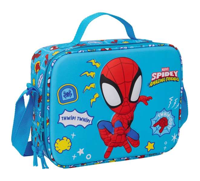 Safta Portameriendas 3D para niños 25x19.5x9 cm - Recipiente para comida, bolsa de almuerzo Safta Portameriendas 3D para niños 25x19.5x9 cm - Recipiente para comida, bolsa de almuerzo