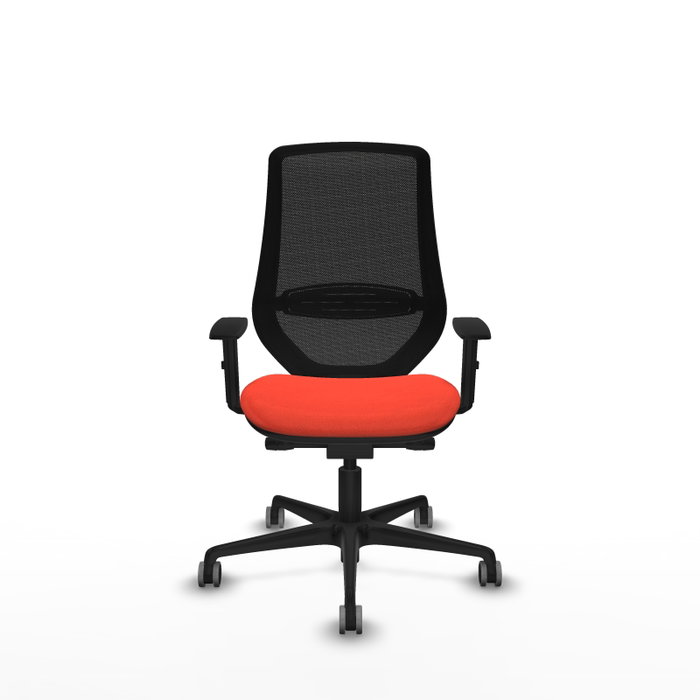 PIQUERAS Y CRESPO Silla de oficina Mardos Naranja oscuro y Negro