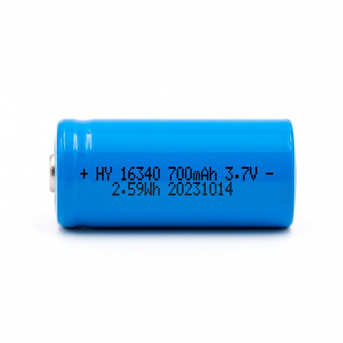 Edm Batería de recambio 16340 para mini linterna LED Vortex 36443, 3,7 V 700 mAh Edm Batería de recambio 16340 para mini linterna LED Vortex 36443, 3,7 V 700 mAh