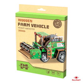 ROYMART Puzzle de madera cosechadora trigo de 88 piezas