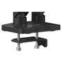 Soporte savio um-04 de escritorio doble para monitores con resorte 17?–32?