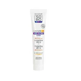 So'Bio Etic Crema BB SPF 10 Lumi-Lys Antimanchas Expert - 40 ml - BB Cream con protección solar y efecto iluminador para corregir imperfecciones