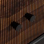 Mueble Tv Marrón-Negro Madera Salón 160 X 40 X 50 cm