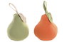 DKD Home Decor Sujetapuertas Naranja Verde 6 Unidades 17 x 16 x 18 cm