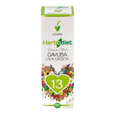 NOVADIET Ext.Fluido Gayuba 50Ml. Infecciones Urinarias, Cistitis, Prostatitis y Diarreas