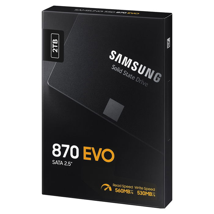 Samsung 870 EVO 2TB 2.5" SSD 560 MB/s 1500000h Samsung 870 EVO 2TB 2.5" SSD 560 MB/s 1500000h