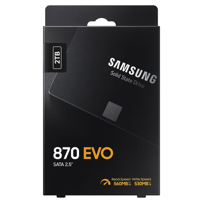 Samsung 870 EVO 2TB 2.5" SSD 560 MB/s 1500000h Samsung 870 EVO 2TB 2.5" SSD 560 MB/s 1500000h