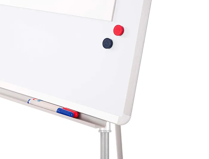 Q-connect Pizarra Blanca Trípode Lacada Magnética 70x100cm para Convenciones, Superficie Escritura Directa Q-connect Pizarra Blanca Trípode Lacada Magnética 70x100cm para Convenciones, Superficie Escritura Directa