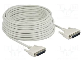 DeLOCK Cable serie D-Sub 25 macho a macho 20 m 84539