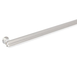Viefe Tirador Aluminio Modelo Rille T 55X38 Efecto Inox Laton Oscuro Cepillado Negro Cepillado Dist. Agujero 320Mm