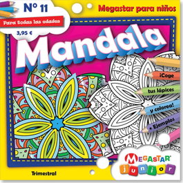 MEGASTAR EDITORIAL Mandala Junior Colorea y Disfruta 11