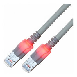 Easylan Patch Cord RJ45 S/FTP Cat.6 (Class E), Blindaje S-STP, Conector Sacon, LSOH, Gris, 2 m - Ref: 442601,200