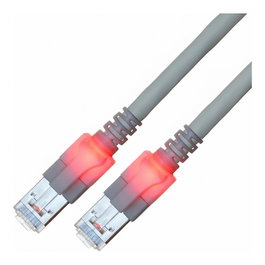 Easylan EasyLan DualBoot LED Patchkabel RJ45 S/FTP Cat.6 de 2 m gris