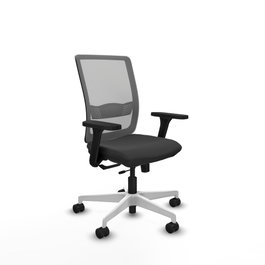 PIQUERAS Y CRESPO Silla de oficina Haches Gris y Gris oscuro