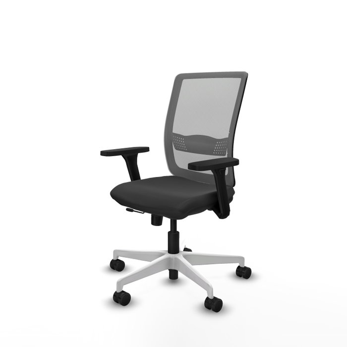 PIQUERAS Y CRESPO Silla de oficina Haches Gris y Gris oscuro
