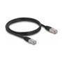 DeLOCK Cable de red RJ45 Cat.6A S/FTP PE Outdoor 1 m negro