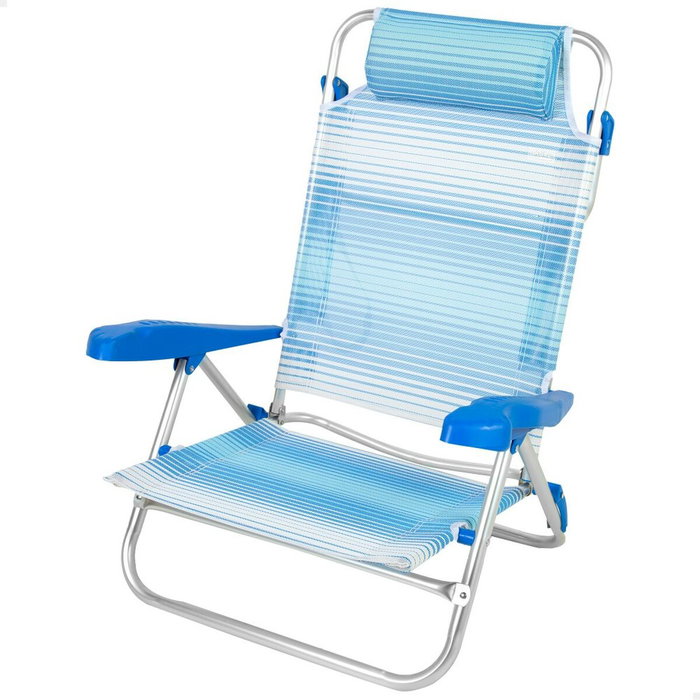 Silla de Playa Aktive 47 x 82 x 49 cm (2 Unidades)
