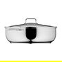 WMF 3201112122 Bräter Olla con Tapa y Termómetro de Acero Inoxidable para Inducción y Todo Tipo de Cocinas