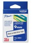 Brother Cinta TZe-M921 Laminada Metalizada Negro sobre Plata Mate 9mm x 8m
