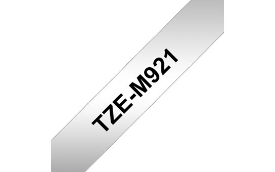 Brother Cinta TZe-M921 Laminada Metalizada Negro sobre Plata Mate 9mm x 8m Brother Cinta TZe-M921 Laminada Metalizada Negro sobre Plata Mate 9mm x 8m