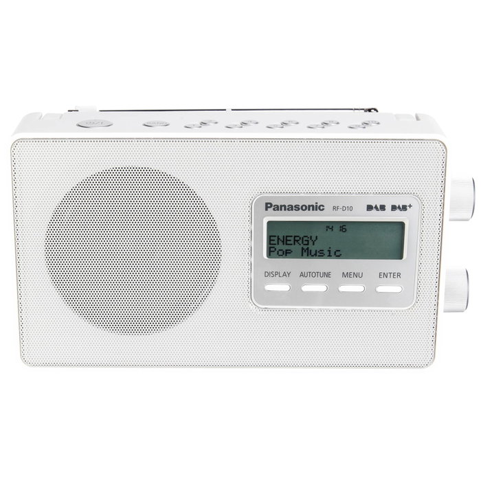 Panasonic RF-D10EG Radio Digital Portátil Blanco