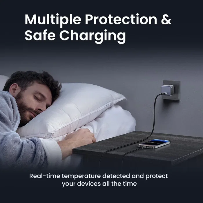 Ugreen Nexode S Cargador Rápido GaN 30W USB-C Gris