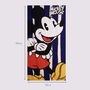 Toalla de Microfibra Mickey Mouse 90 x 180 x 1 cm