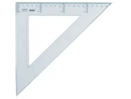 Escuadra transparente 30 cm