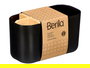 Berilo Organizador Plástico Bambú 5 Huecos Negro 17.8x10x8 cm (Set de 24)