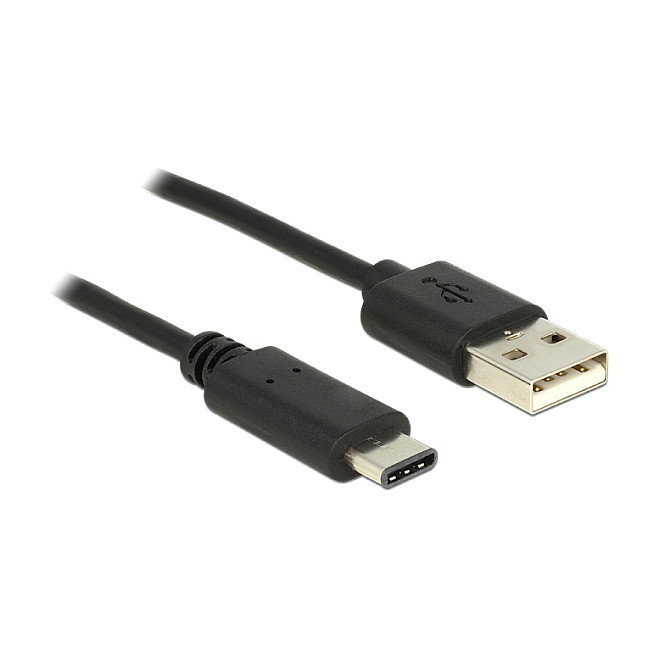 DeLOCK Cable USB 2.0 Tipo-A a Tipo-C de 0,5 m, Negro DeLOCK Cable USB 2.0 Tipo-A a Tipo-C de 0,5 m, Negro