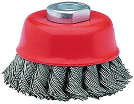 BELLOTA Cepillo de Taza 50814-65 de Alambre Trenzado Templado