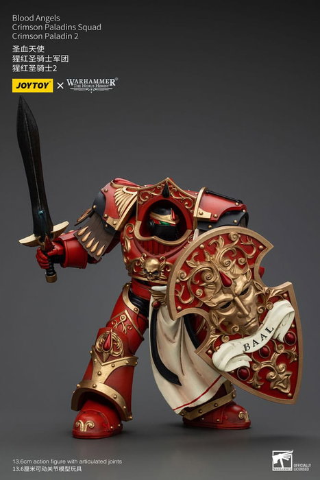 Warhammer The Horus Heresy Figura 1/18 Blood Angels Crimson Paladins Squad Crimson Paladin 2 14 cm