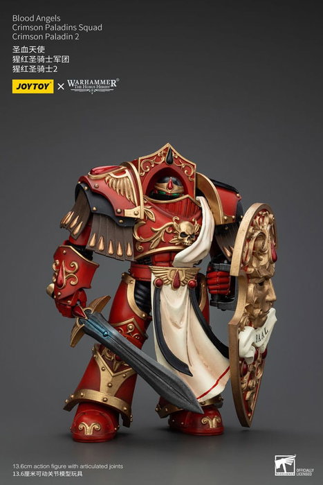 Warhammer The Horus Heresy Figura 1/18 Blood Angels Crimson Paladins Squad Crimson Paladin 2 14 cm