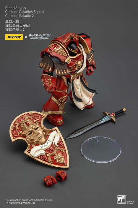 Warhammer The Horus Heresy Figura 1/18 Blood Angels Crimson Paladins Squad Crimson Paladin 2 14 cm