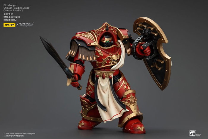 Warhammer The Horus Heresy Figura 1/18 Blood Angels Crimson Paladins Squad Crimson Paladin 2 14 cm