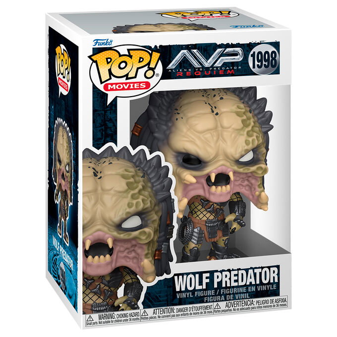 FUNKO Figura POP Alien vs Predator Requiem Wolf Predator