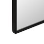 Espejo Negro Metal-Cristal Decoración 64 X 2 X 170 cm