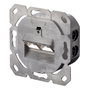 Digitus Toma de pared Cat6 2xRJ45 Apantallada Blanca