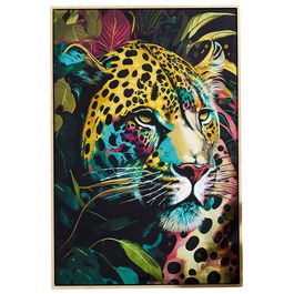 Home Deco Factory Cuadro Jungla Contemporain 60x90 cm Plástico