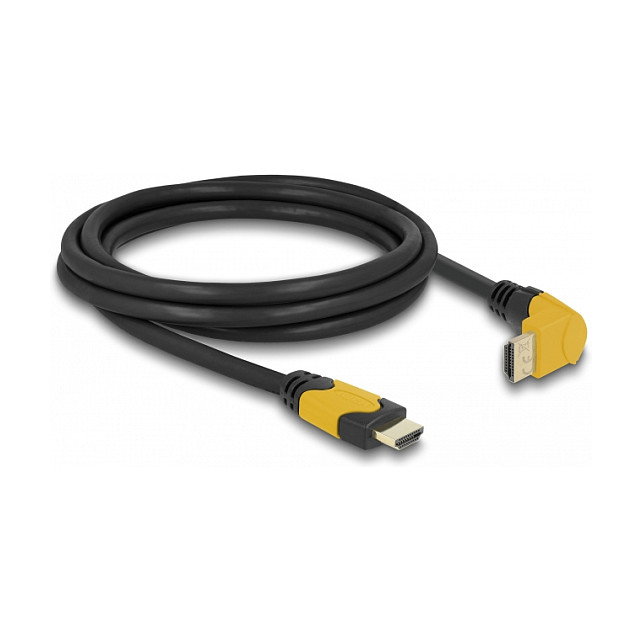DeLOCK Cable HDMI High Speed 8K 60Hz 48Gbps 2m con conector angular 90°